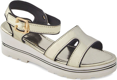 

Vero Couture Women Gold Wedges