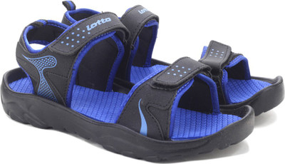 

Lotto Men Black/Blue Sports Sandals