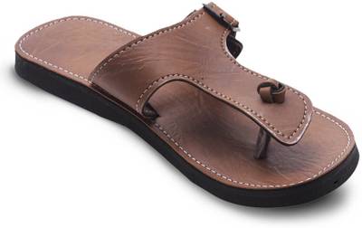 Indiangiftemporium Men Brown Sandals