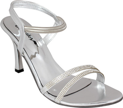 

Bellafoz Women Silver Heels