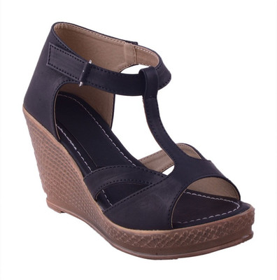 

Adorn Women Black Wedges
