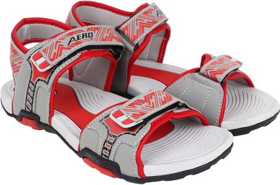 

Aero Men BLK::RED::GRY Sandals