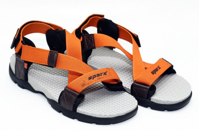 

Sparx Men OrangeGrey Sandals