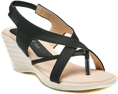 

Dolphin Miles Women Black Wedges