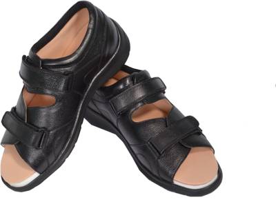 Mediconfort Men Black Sandals