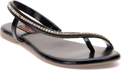 Flat n Heels Women Black Flats