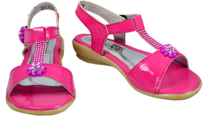 Luca Fashion Girls Sports Sandals(Pink