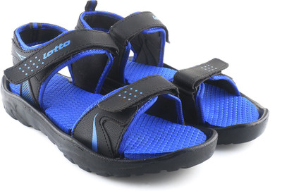 

Lotto Men Black/Blue Sports Sandals