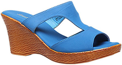 

Bata Women Blue Wedges