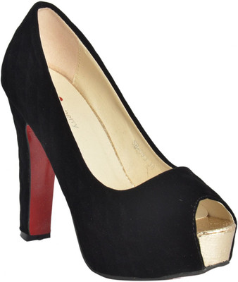 

Shuberry Women Black Heels