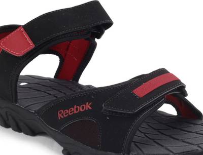 Reebok Men BLK/ RED RUSH Sports Sandals