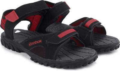 Reebok Men BLK/ RED RUSH Sports Sandals