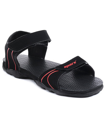 Sparx Men Black Sports Sandals