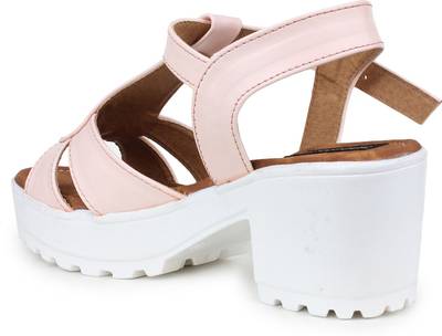 Shoetopia Women Pink Heels