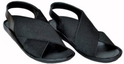 Shopolozy Men Black Sandals