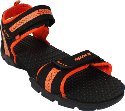 

Sparx Men Black Orange Sandals