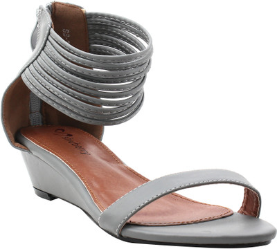 

Shuberry Women Grey Wedges