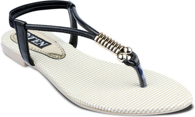 

TEN Women Black Flats