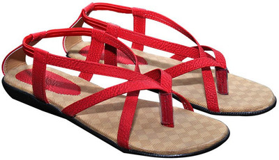 

Port Women Red Flats