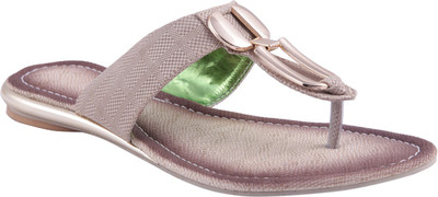 

Adorn Women Beige, Green Flats