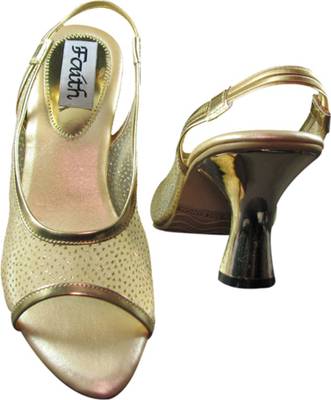 Faith Women Gold Heels