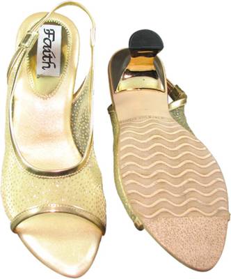 Faith Women Gold Heels