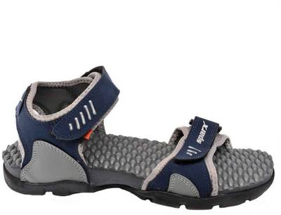 Sparx Men Navy Blue Grey Sandals