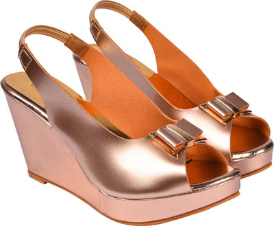 

Jade Women Rosegold Wedges