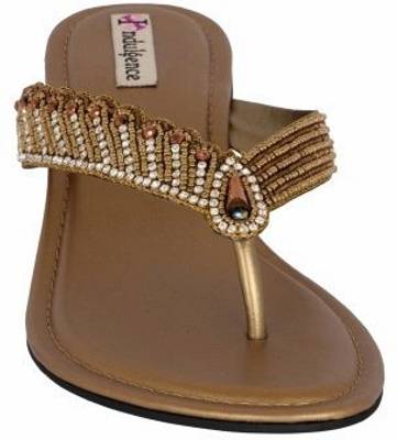 Indulgence Women Antiquegold Heels