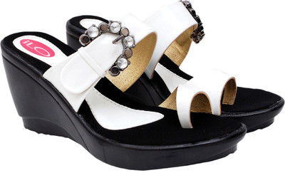 

Ilo Women White Wedges