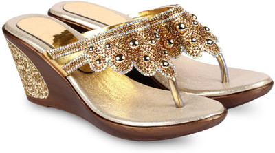 Anand Archies Girls Heels(Gold