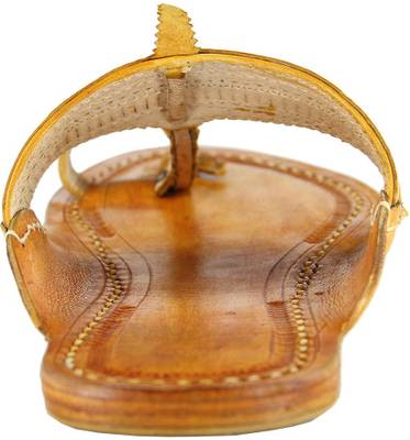 eKolhapuri Men Yellow Sandals