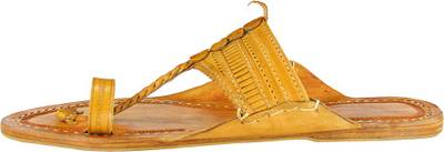 eKolhapuri Men Yellow Sandals