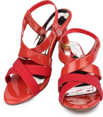 Moonwalk Women Red Heels