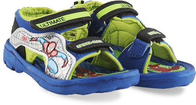 

Spiderman Boys Sports Sandals, Blue/lime green