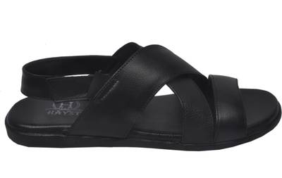 Hayst Men Black Sandals
