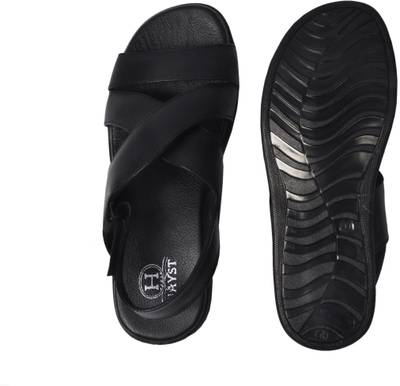 Hayst Men Black Sandals