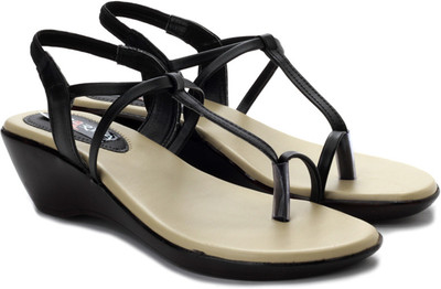 Portia Women Black Wedges