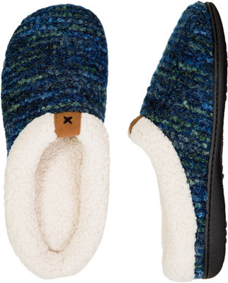 

Dearfoams Women Blue Flats