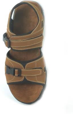 Shoegaro Men Tan Sandals