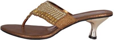 Indulgence Women AntiqueGold Heels