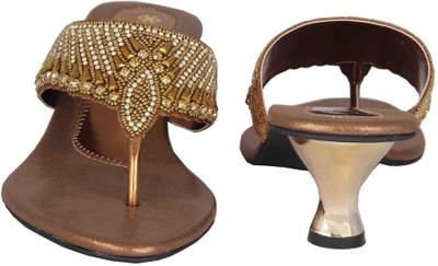 Indulgence Women AntiqueGold Heels