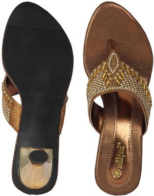 Indulgence Women AntiqueGold Heels