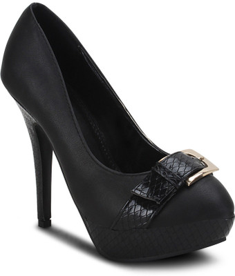 Get Glamr Girls Heels(Black
