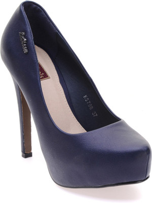 

Flat n Heels Women Navy Heels