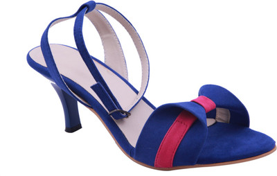 

Adorn Women Blue and Red Heels