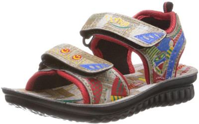 

Footfun by Liberty Boys & Girls Velcro Strappy Sandals(Beige