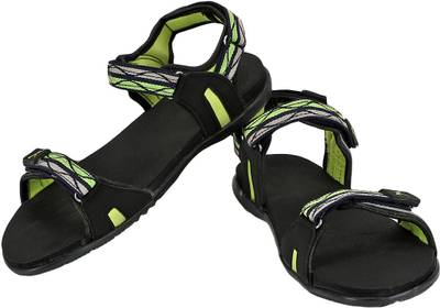 Kraasa Men Black::Green Sandals