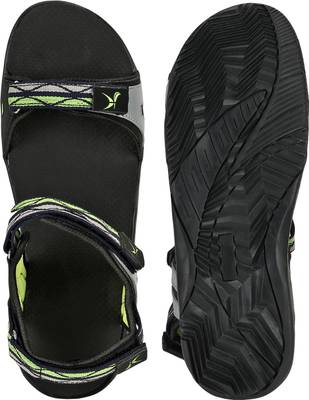 Kraasa Men Black::Green Sandals