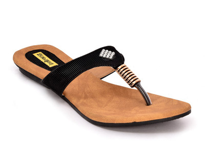 

Indirang Women Black Flats